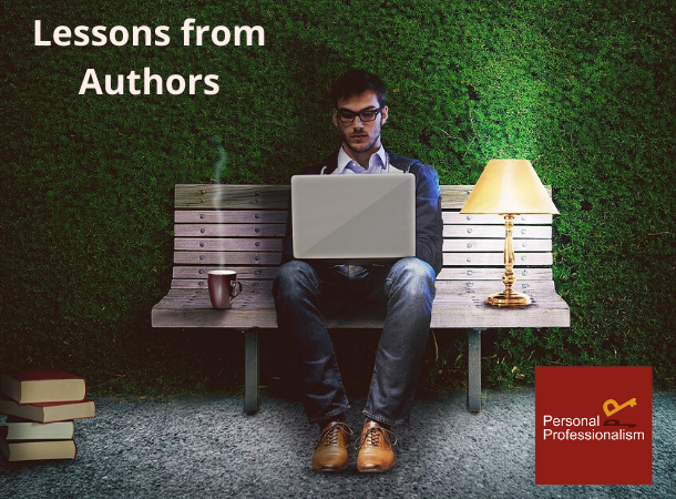 Lessons from other professions.  Authors.